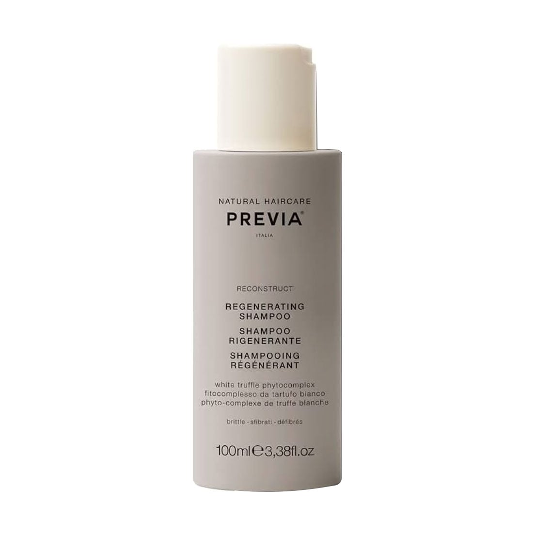 Відновлювальний шампунь Previa Reconstruct Regenerating Shampoo для ламкого волосся, 100 мл